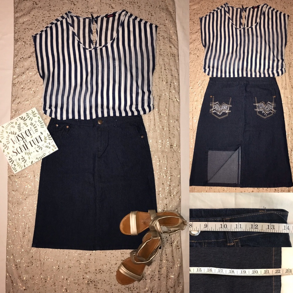 Denim Skirt